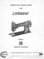 Icon of Consew 28 Operating Instructions