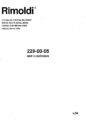 Icon of Rimoldi 229-00-05 Instruction Manual