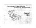 Icon of Rimoldi 183 Instruction Manual