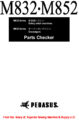 Icon of Pegasus M832, M852 Parts Checker