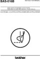 Icon of Brother BAS-016B Instruction Manual