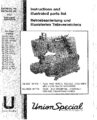 Icon of Union Special 34700 Class Parts And Instruction Manual