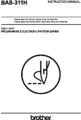 Icon of Brother BAS-311H Instruction Manual