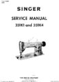 Icon of Singer 331K1 And 331K4 Service Manual