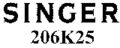Icon of Singer 206K25 Service Manual
