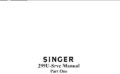 Icon of Singer 299U Service Manual