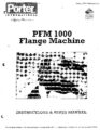 Icon of Porter PFM-1000 Flange Machine