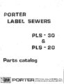 Icon of Porter PLS30 & PLS20 Label Sewers