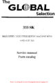 Icon of Global 333SK Parts And Service Manual