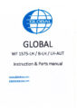 Icon of Global WF-1575-instruction-parts-manual