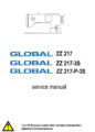 Icon of Global ZZ 217; -3S; -P-3S Service Manual