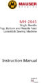 Icon of Mauser Spezial MH-2645 Instruction Manual