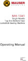 Icon of Mauser Spezial MH-1341 Operating Manual