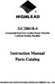 Icon of Highlead GC20618-4 Instruction Manual And Parts Book