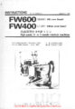 Icon of Pegasus (W&G) FW400, FW600 Instruction Manual