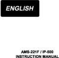 Icon of Juki AMS-221F IP-500 Instruction Manual