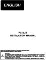 Icon of Juki PL12; PL13 Instruction Manual