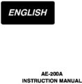 Icon of Juki AE-200A Instruction Manual