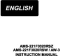 Icon of Juki AMS-221F3020RSZ; RSW-AW3 Instruction Manual