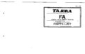 Icon of Tajima FA, ATH For Models TMEF, TMEF-S