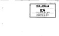 Icon of Tajima EA, ATH For Model TME, TME-S