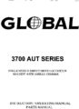 Icon of Global 3700-AUT Parts And Instruction Manual