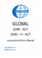 Icon of Global 3200-H-AUT Parts And Instruction Manual