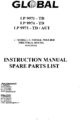 Icon of Global LP-9971-TD Parts And Instruction Manual