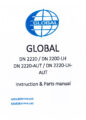 Icon of Global DN-2220 Parts And Instruction Manual