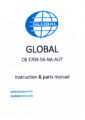 Icon of Global CB-3703-56-NA-AUT Parts And Instruction Manual