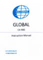 Icon of Global CA-900 Instruction Manual