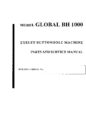 Icon of Global BH-1000 Parts And Service Manual