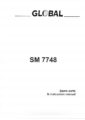 Icon of Global SM-7748 Parts And Instruction Manual