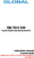 Icon of Global SM-7810GW Parts And Instruction Manual