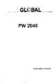 Icon of Global PW-2045 Instruction Manual