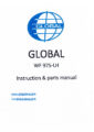 Icon of Global WF-975-instruction-parts-manual