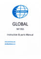 Icon of Global WF-955-instruction-parts-manual