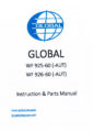 Icon of Global WF-920-60-series-instruction-parts-manual