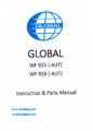 Icon of Global WF-920-series-instruction-parts-manual