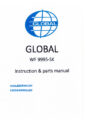 Icon of Global WF-9995-SK-instruction-parts-manual