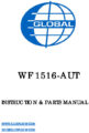 Icon of Global WF-1516-AUT-instruction-parts-manual