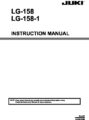 Icon of Juki LG-158  Engineers Guide