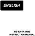 Icon of Juki MS-1261A-DWS Instruction Manual
