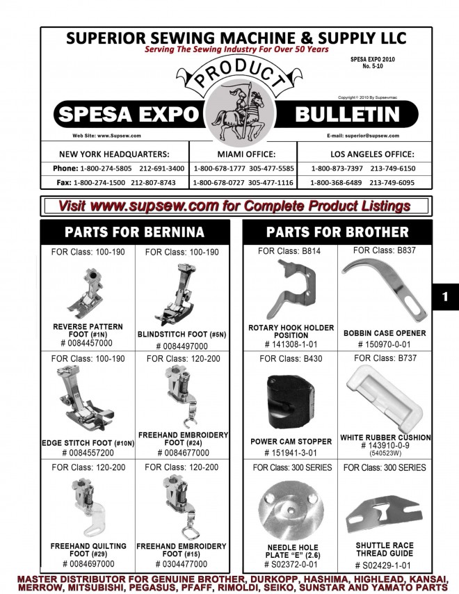 SPESA EXPO No. 5-10